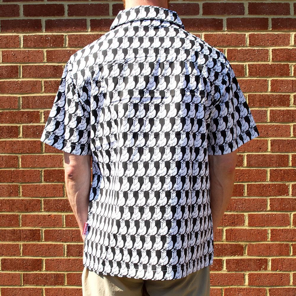 Lovenskate Let Others Open Your Mind Button-Up Shirt - Black/White - Image 7
