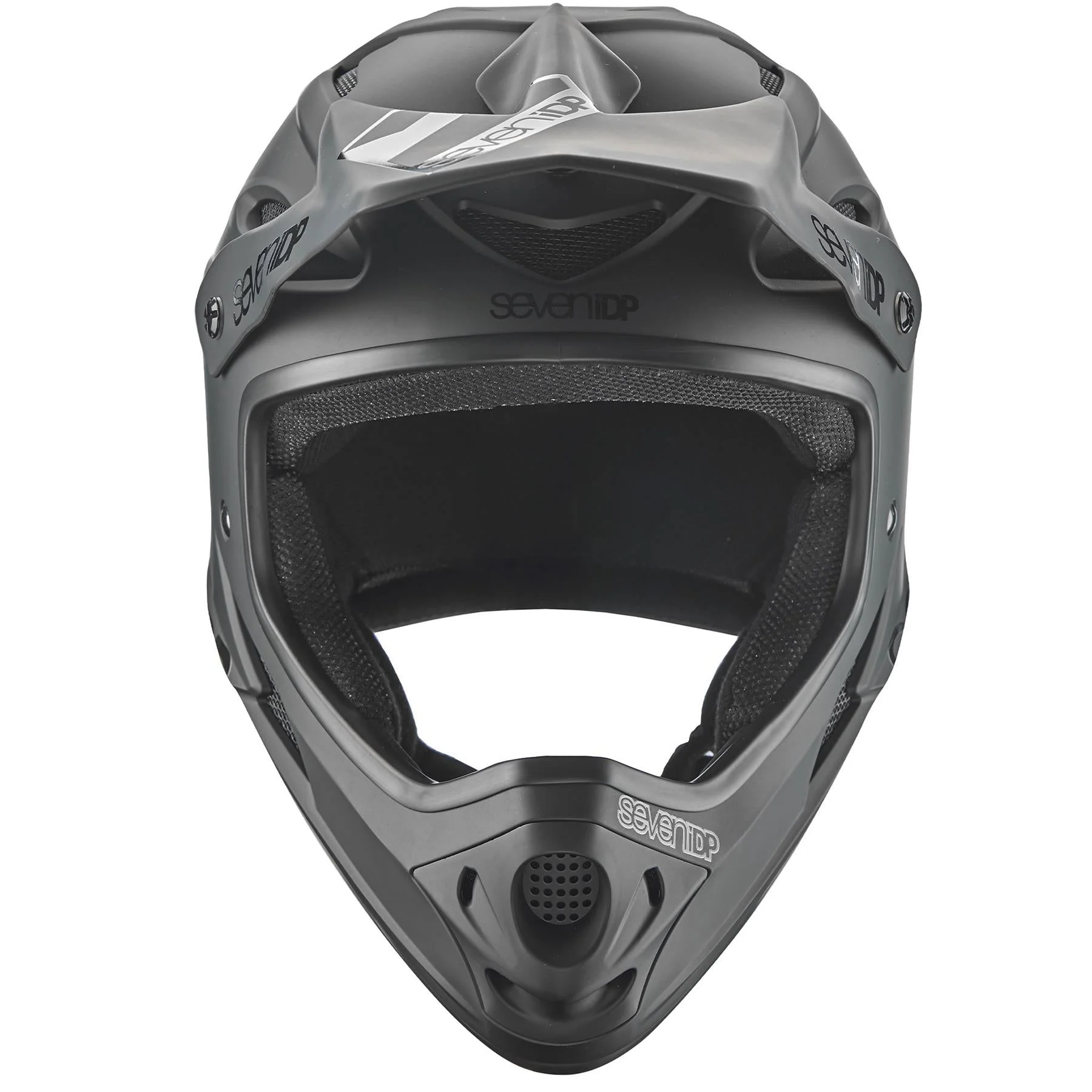 Seven iDP M1 Race Helmet - Matt Black/Gloss Black - Image 9