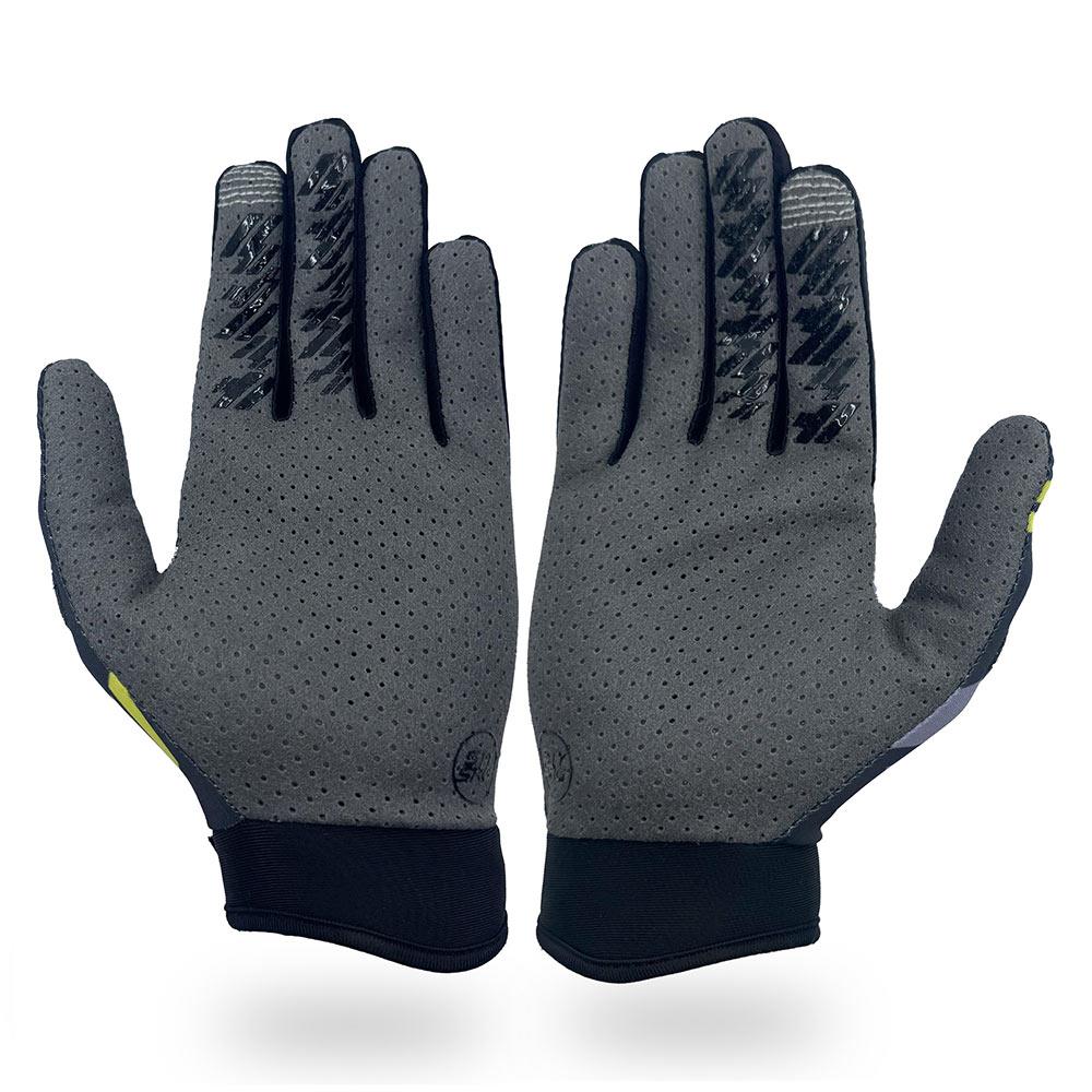 Stay Strong Multi Chevron Youth Gloves - Black/Yellow - Image 2