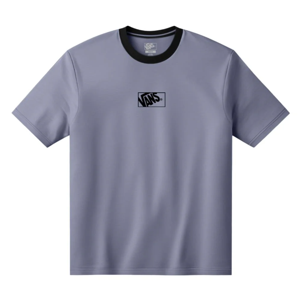 Vans Boys Blocked Box T-shirt - Glacial Slate